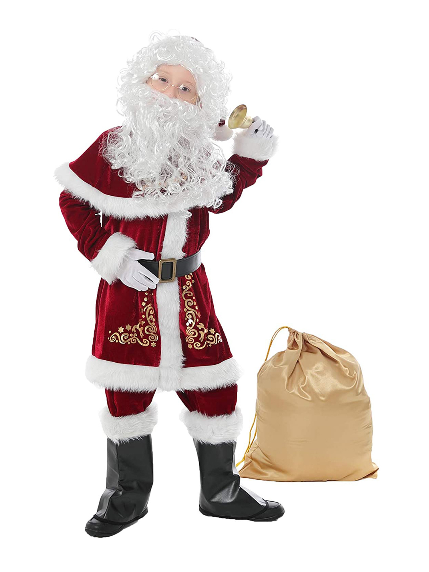 Deluxe Santa Claus Costume for Christmas